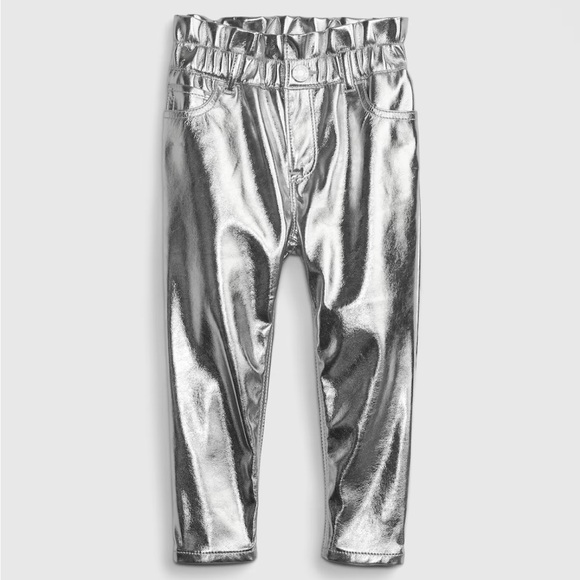GAP Other - Gap Toddler Just Like Mom Jeans Metallic Silver